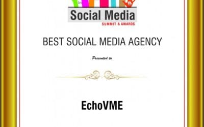 echoVME Wins Best Indian Social Media Agency Award @ Social Media Summit & Awards 2013