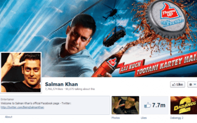 Social Media & Celebrity Endorsements – Coco Cola Uses Salman’s Facebook Page