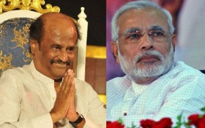Narendra Modi with Rajnikanth – Social Media History in Making?
