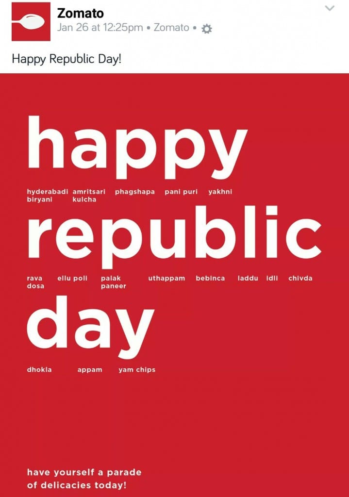 16 Facebook Post Ideas by Brands on Republic Day  Social 