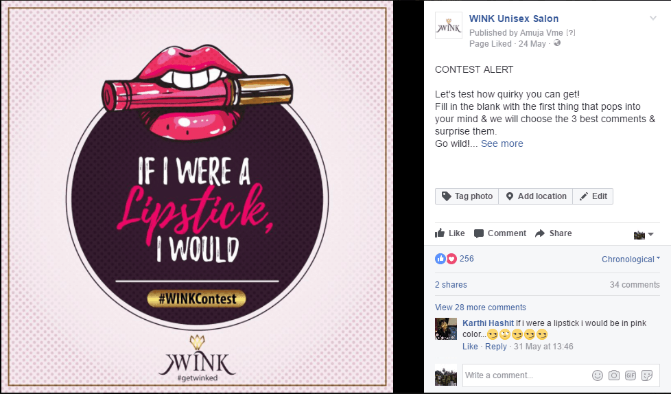 Facebook Contest Ideas