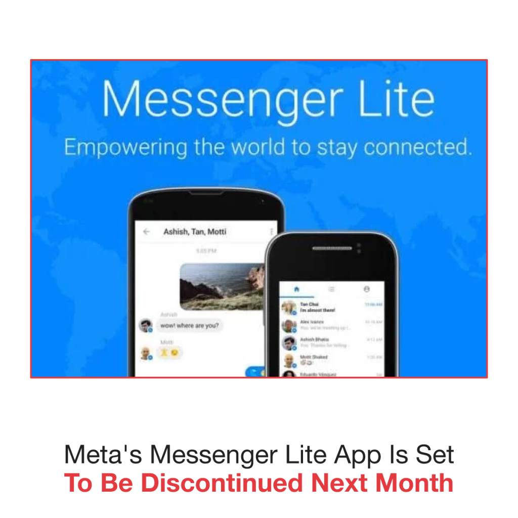 messenger lite app: Meta shutting down Messenger Lite app for Android - The  Economic Times