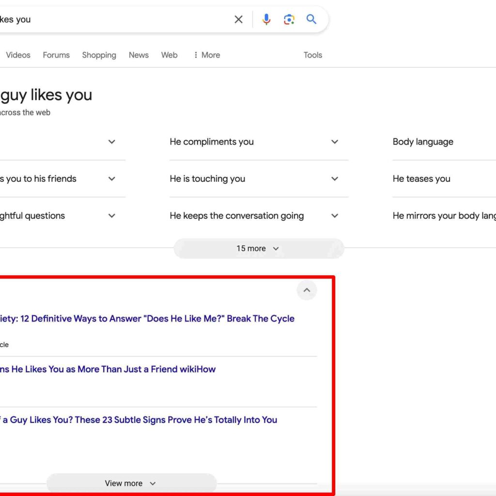 Google Search Tests 